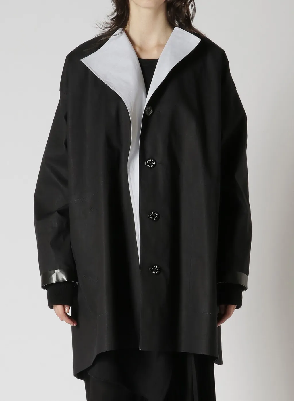 [Y's 1972 - Y’S Crafted By Mackintosh]No Collar Coat