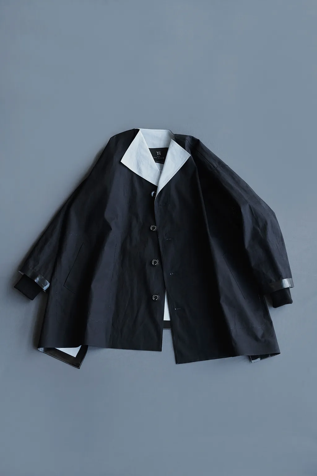 [Y's 1972 - Y’S Crafted By Mackintosh]No Collar Coat