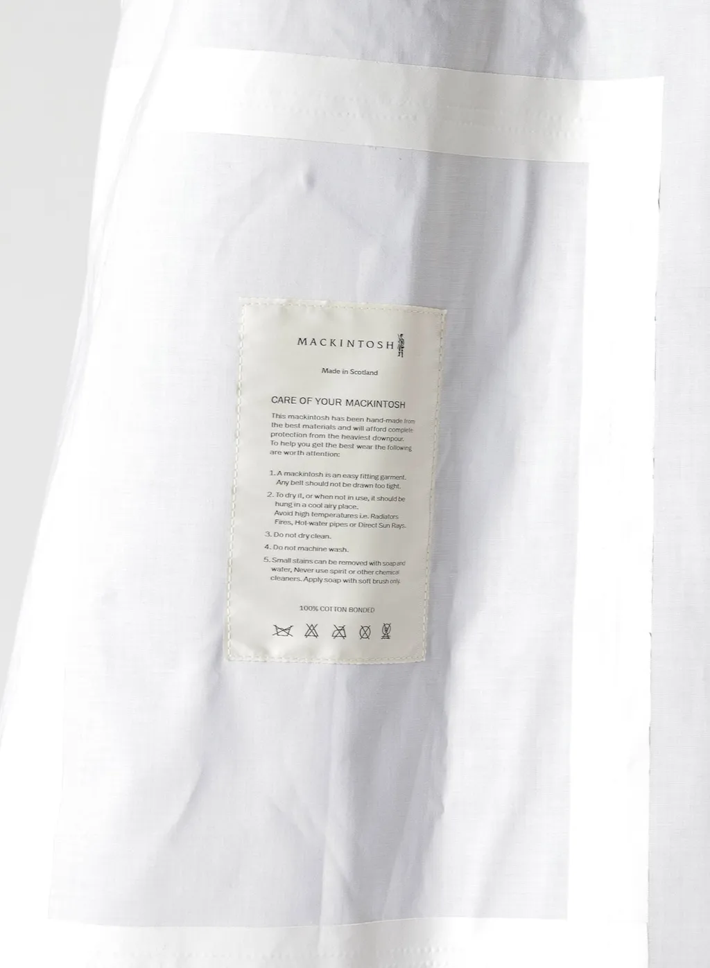 [Y's 1972 - Y’S Crafted By Mackintosh]No Collar Coat