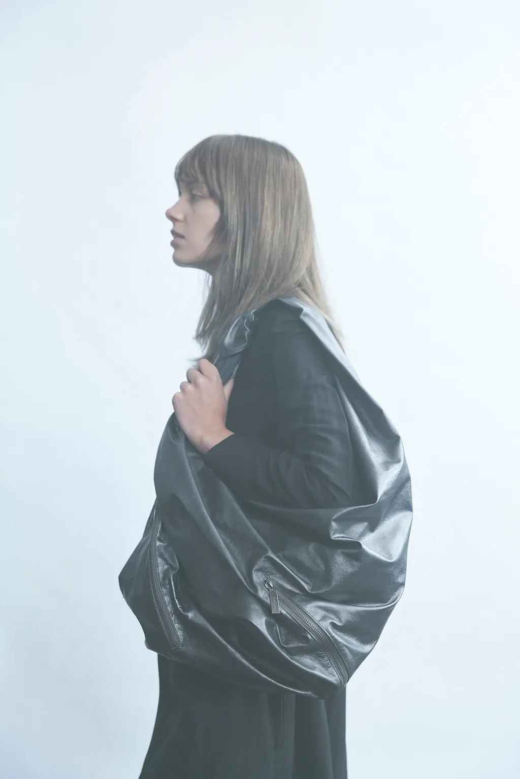 Draped Zip Bag