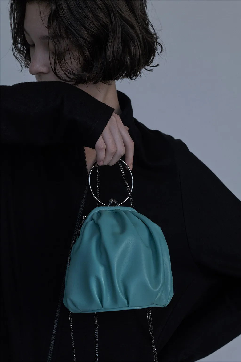 Clasp Drape Pouch