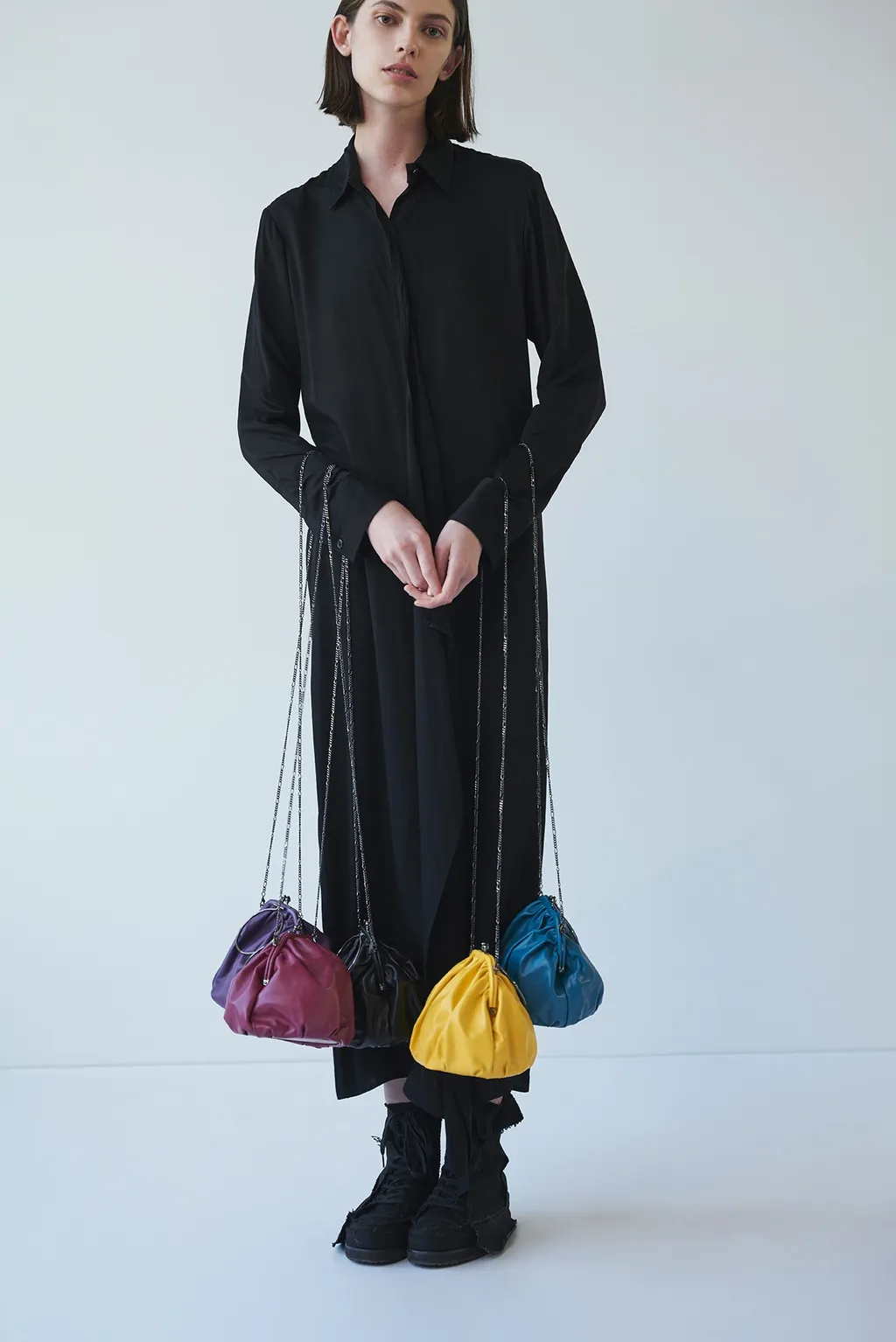 Clasp Drape Pouch