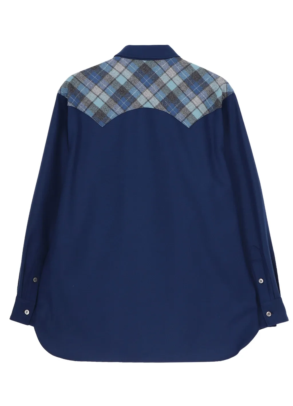 Yohji Yamamoto × Pendleton Plaid Blouse E