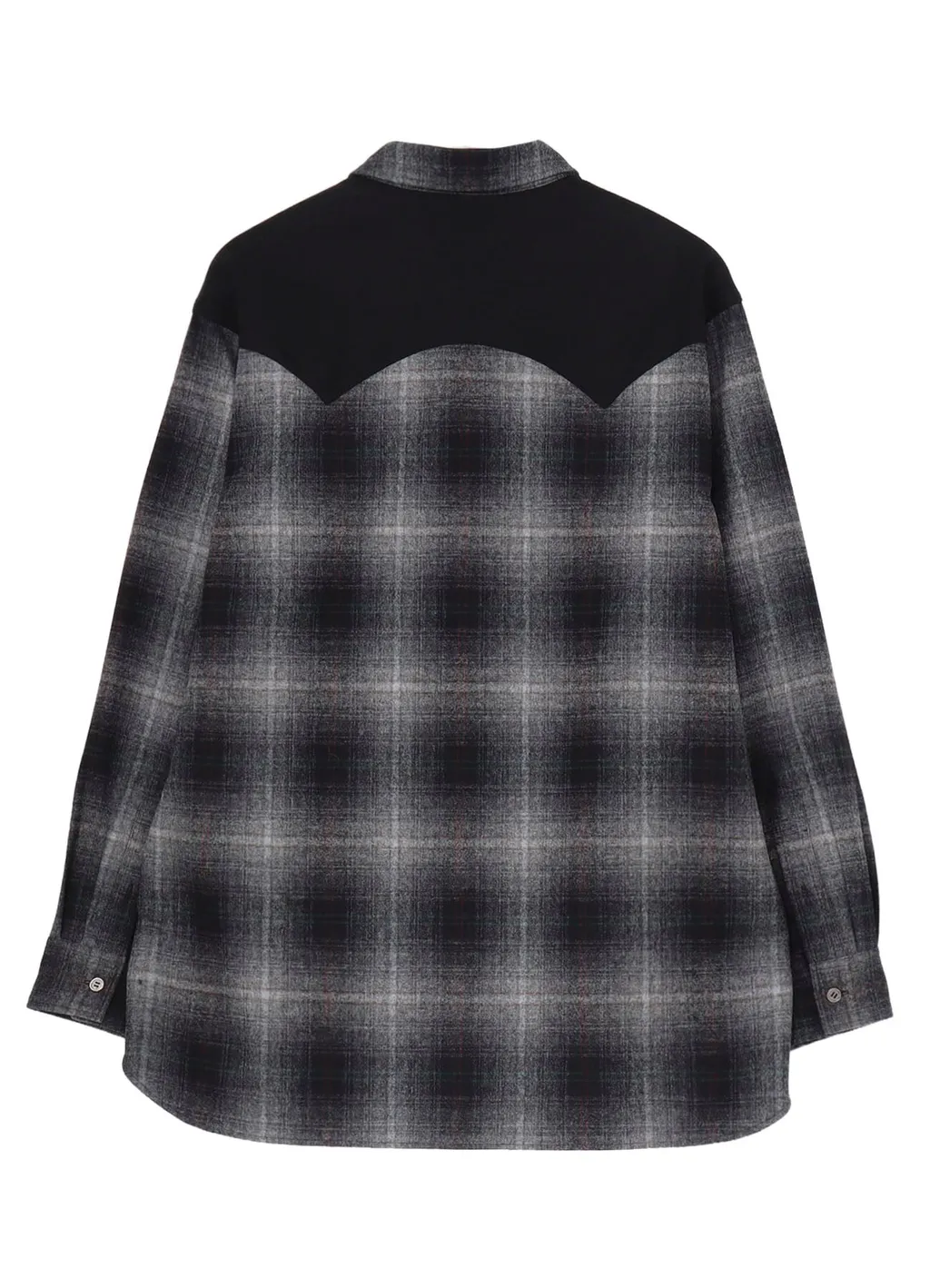 Yohji Yamamoto × Pendleton Plaid Blouse D