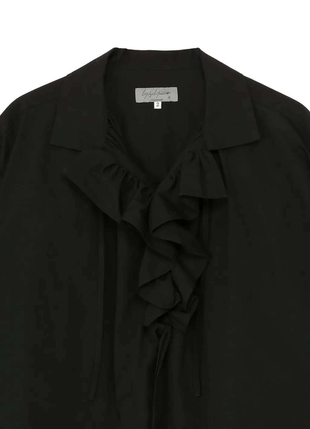 Cotton Broad Frilled Gather Blouse