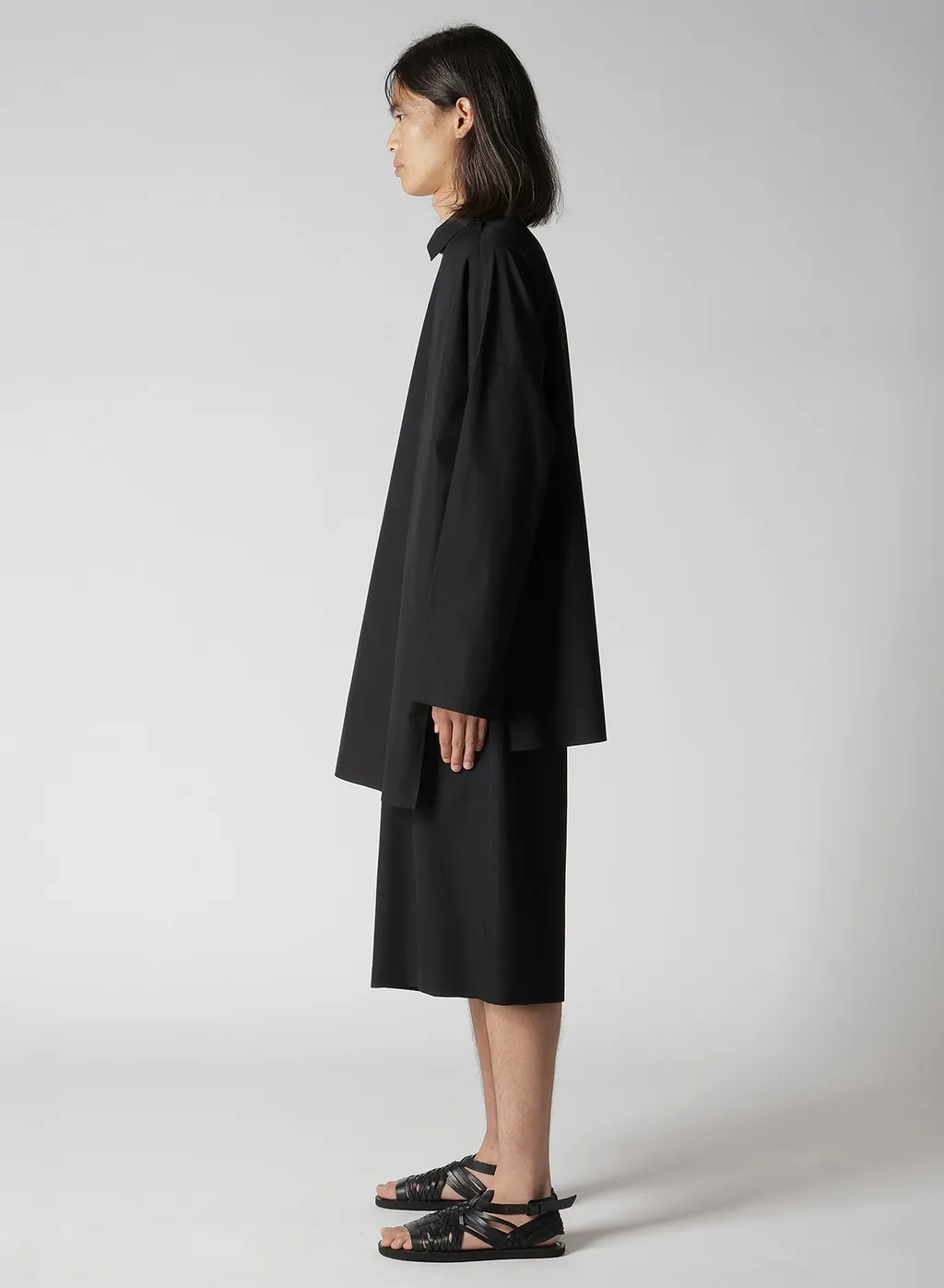 Cotton Broad Gather Double Blouse