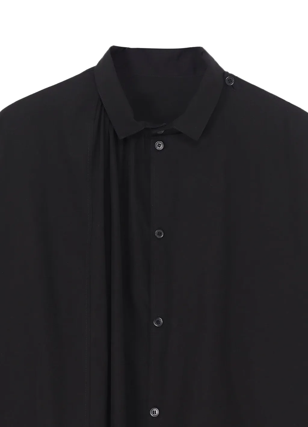 Cotton Broad Gather Double Blouse