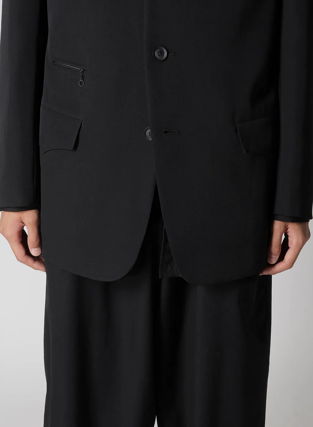 Wool Gabardine Army Jacket