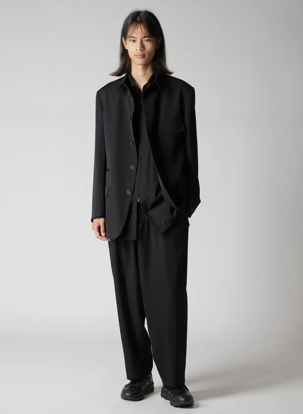 Wool Gabardine Army Jacket
