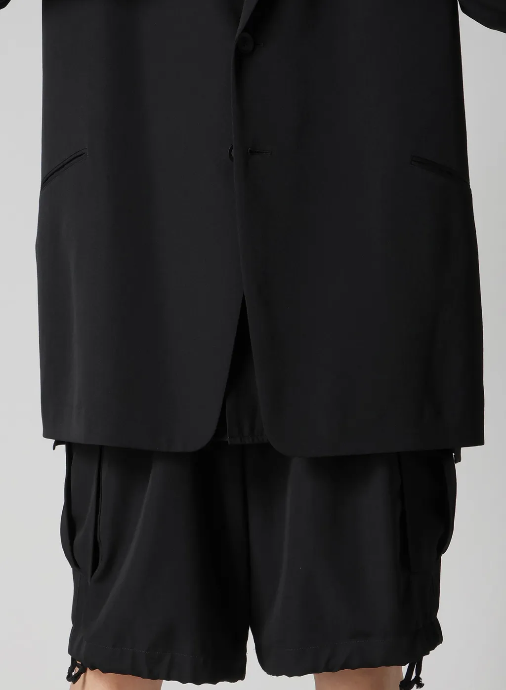 Wool Gabardine Double Button Jacket