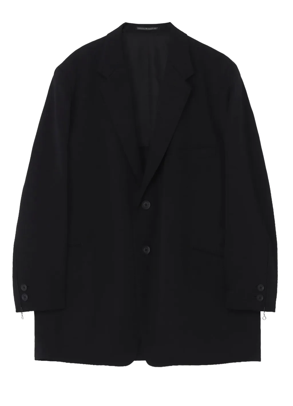 Wool Gabardine Double Button Jacket