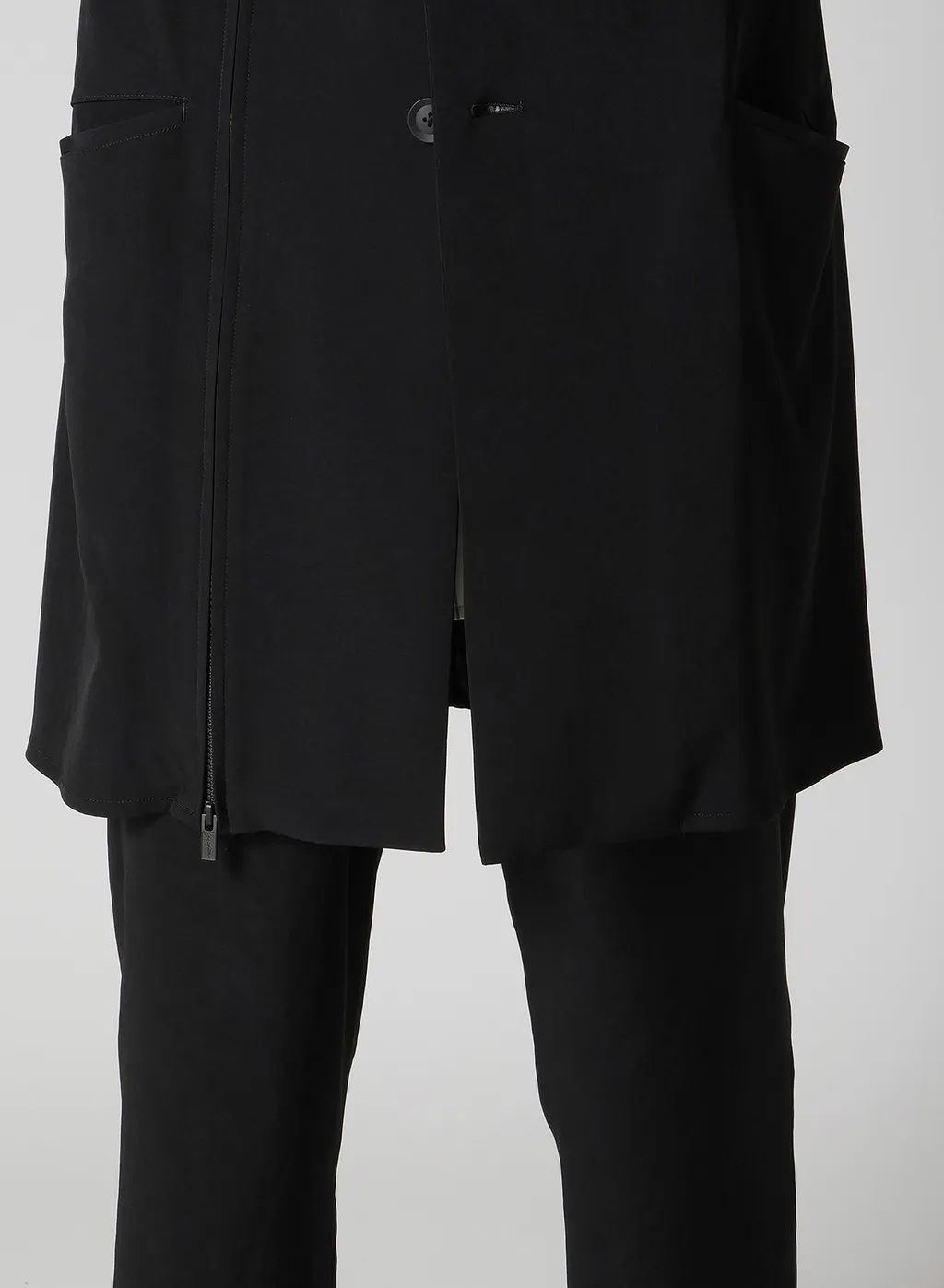 Ta Tuxedo Peaked Lapel Zip Opened Jacket