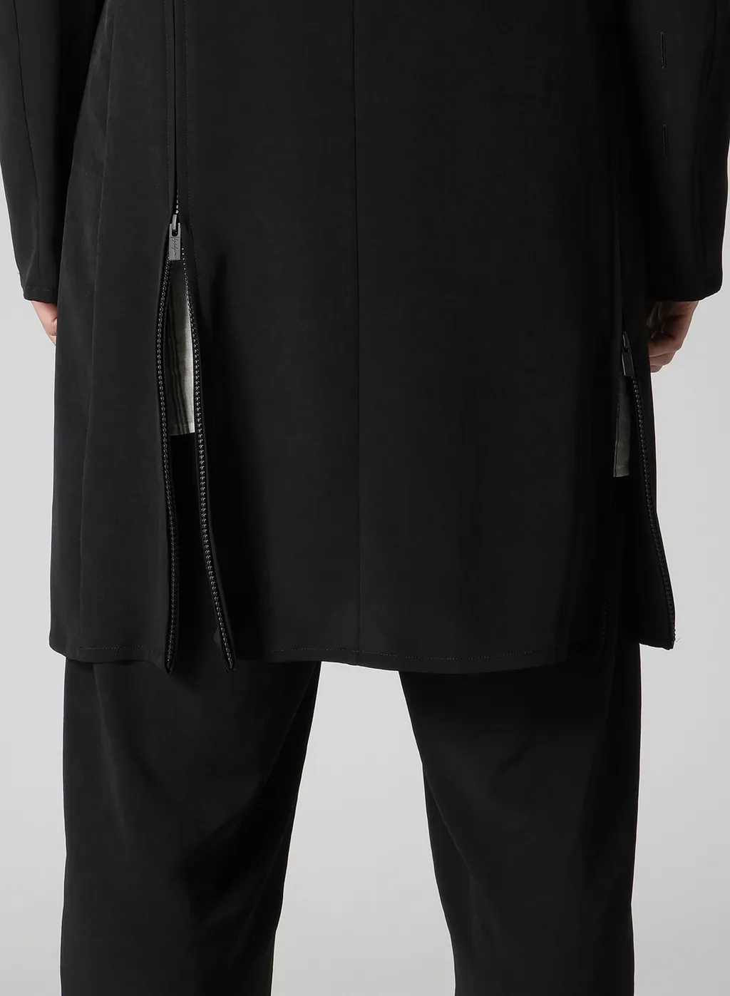Ta Tuxedo Peaked Lapel Zip Opened Jacket