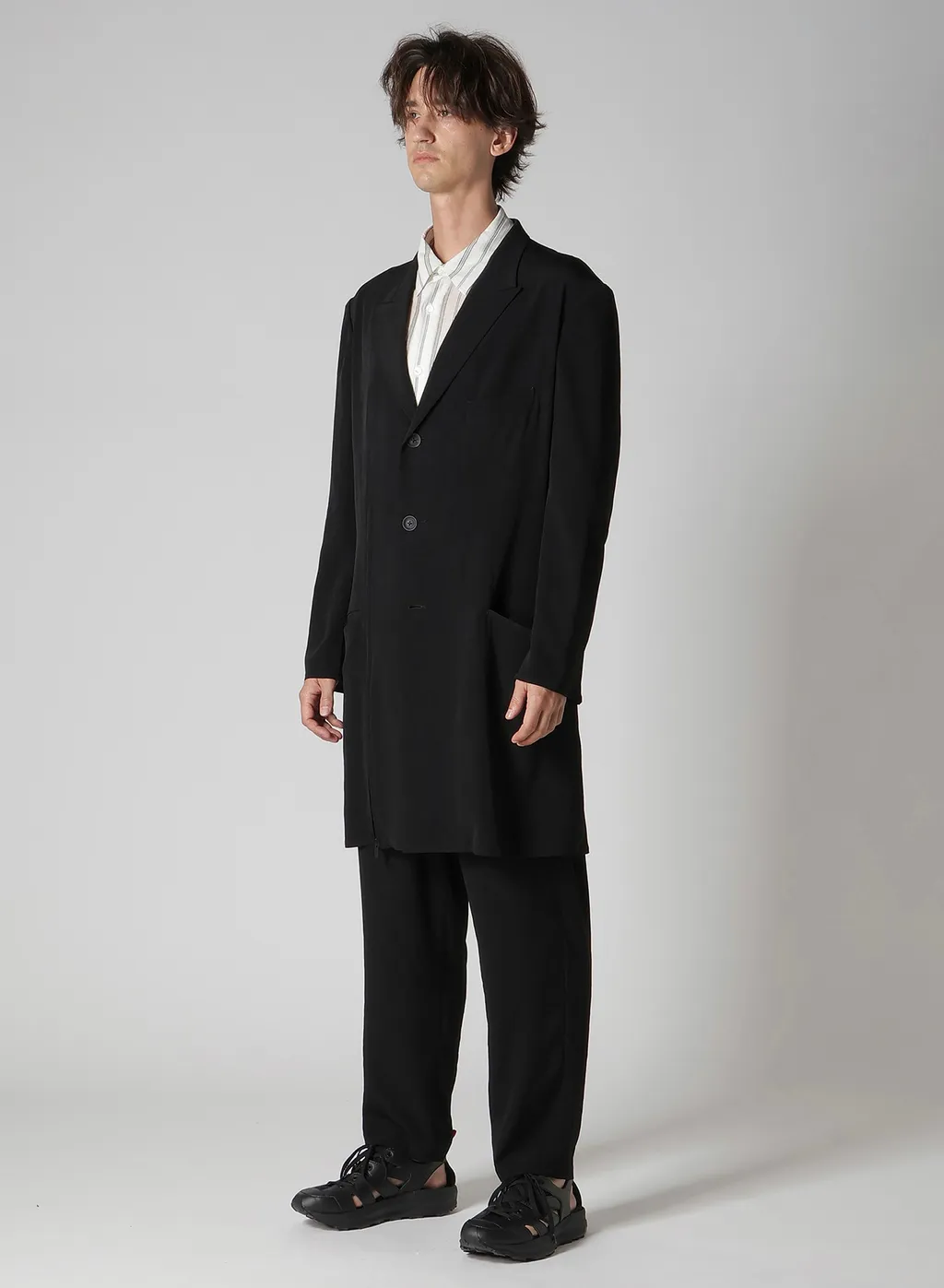 Ta Tuxedo Peaked Lapel Zip Opened Jacket
