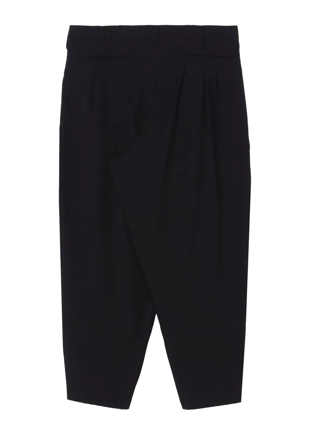 Wool Gabardine 12 Tucks Pants