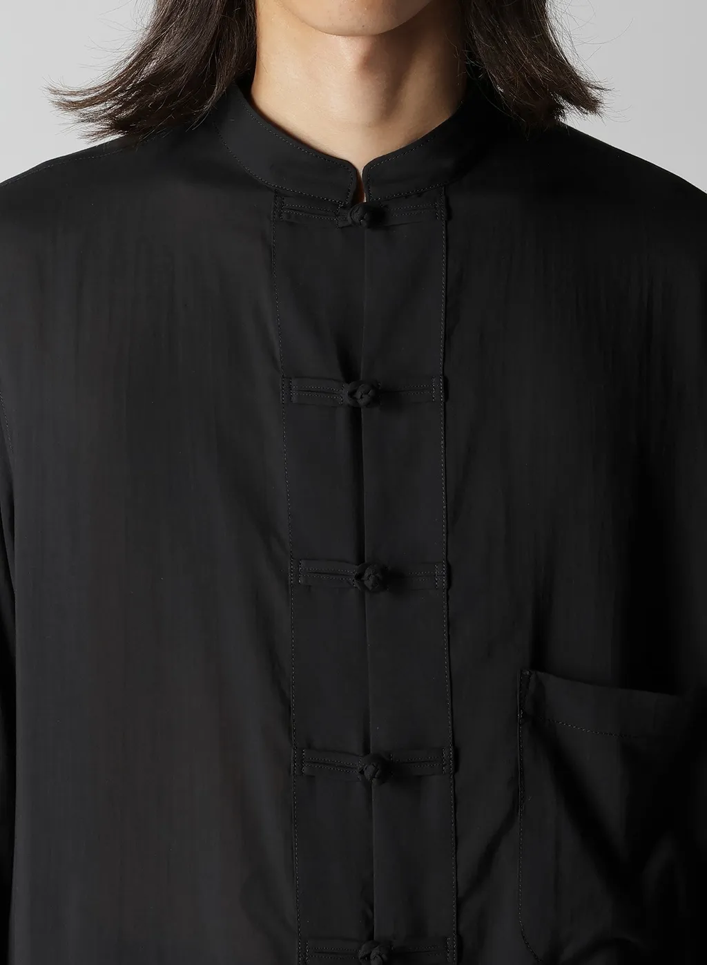 Cellulose Lawn China Button Blouse