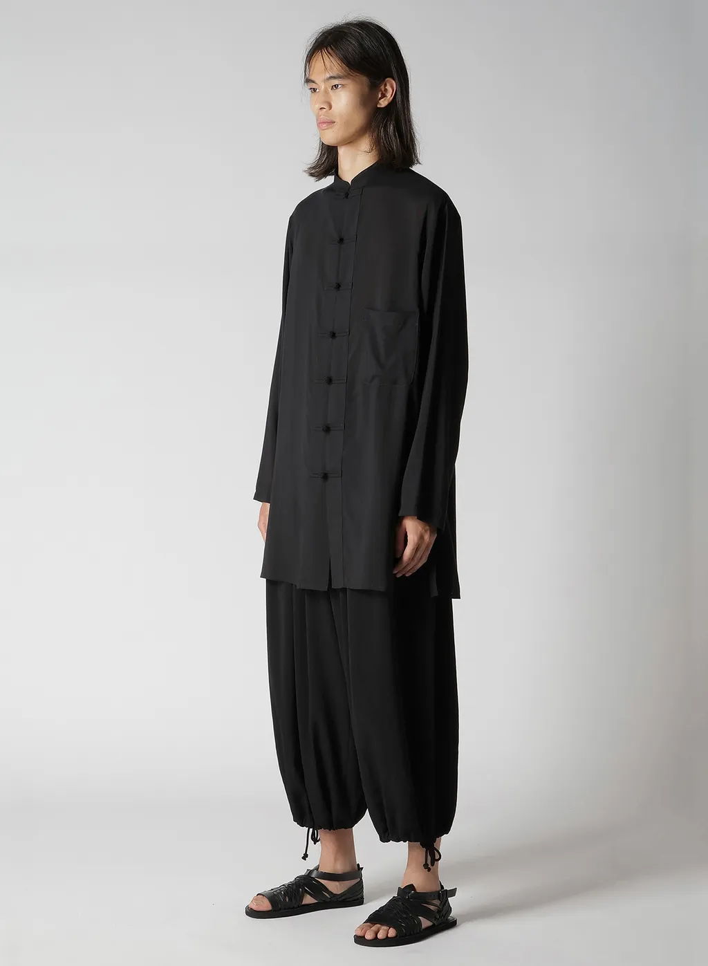 Cellulose Lawn China Button Blouse