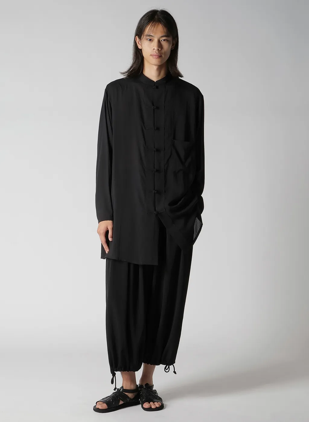 Cellulose Lawn China Button Blouse