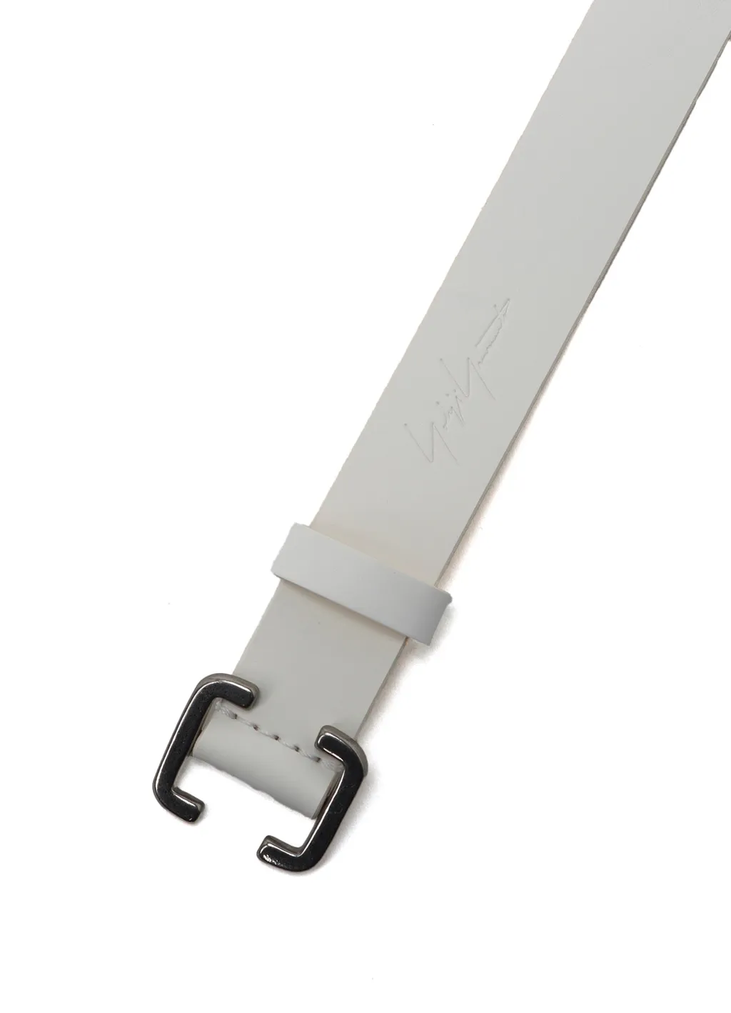 White Leather 30Mm Free Belt