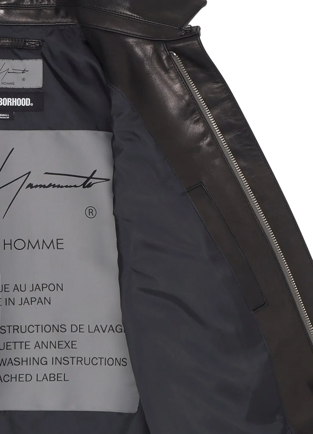 Yohji Yamamoto × Nh Leather Jacket