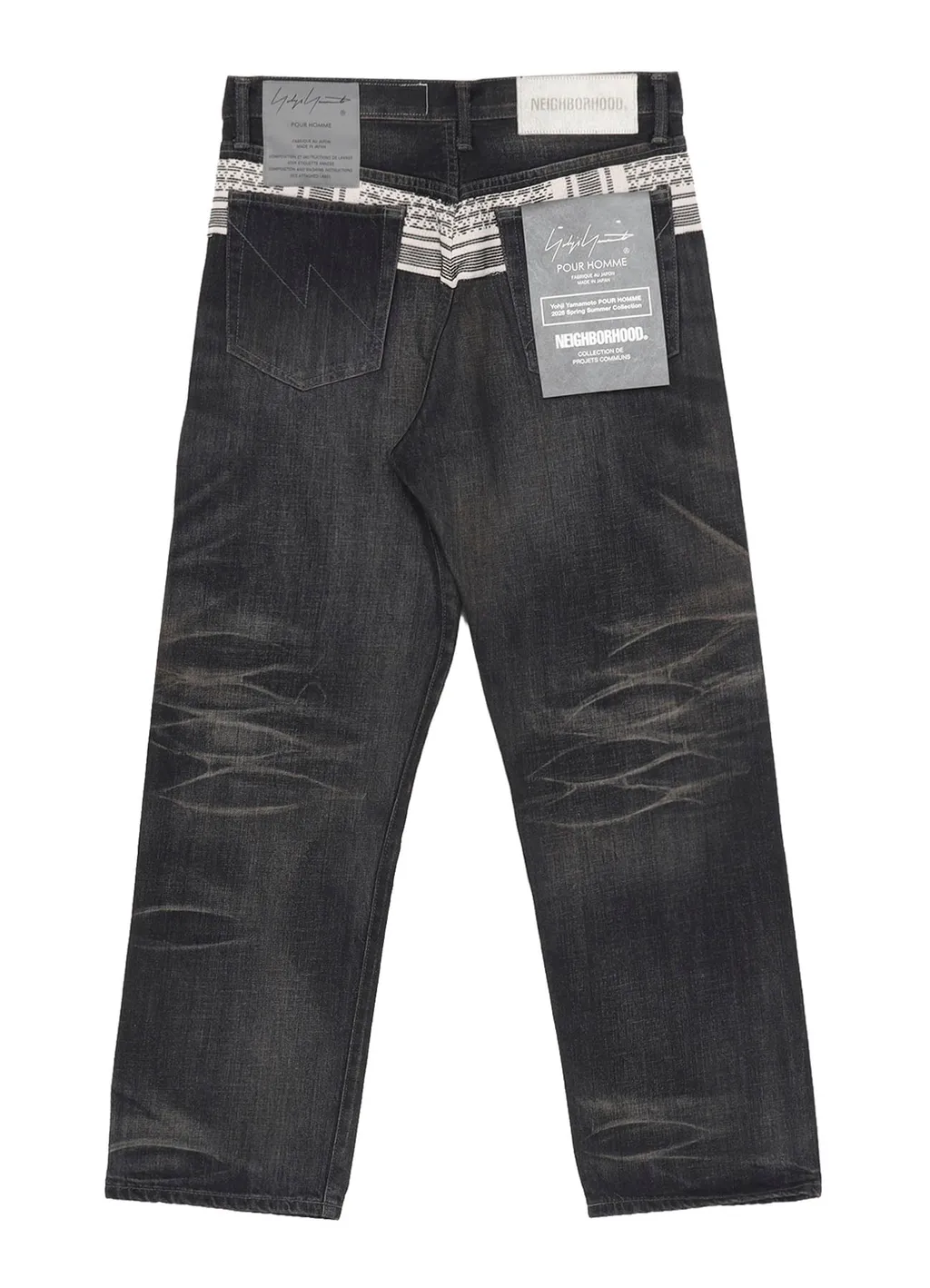 Yohji Yamamoto × Nh Savage Denim Dp Basic Pants