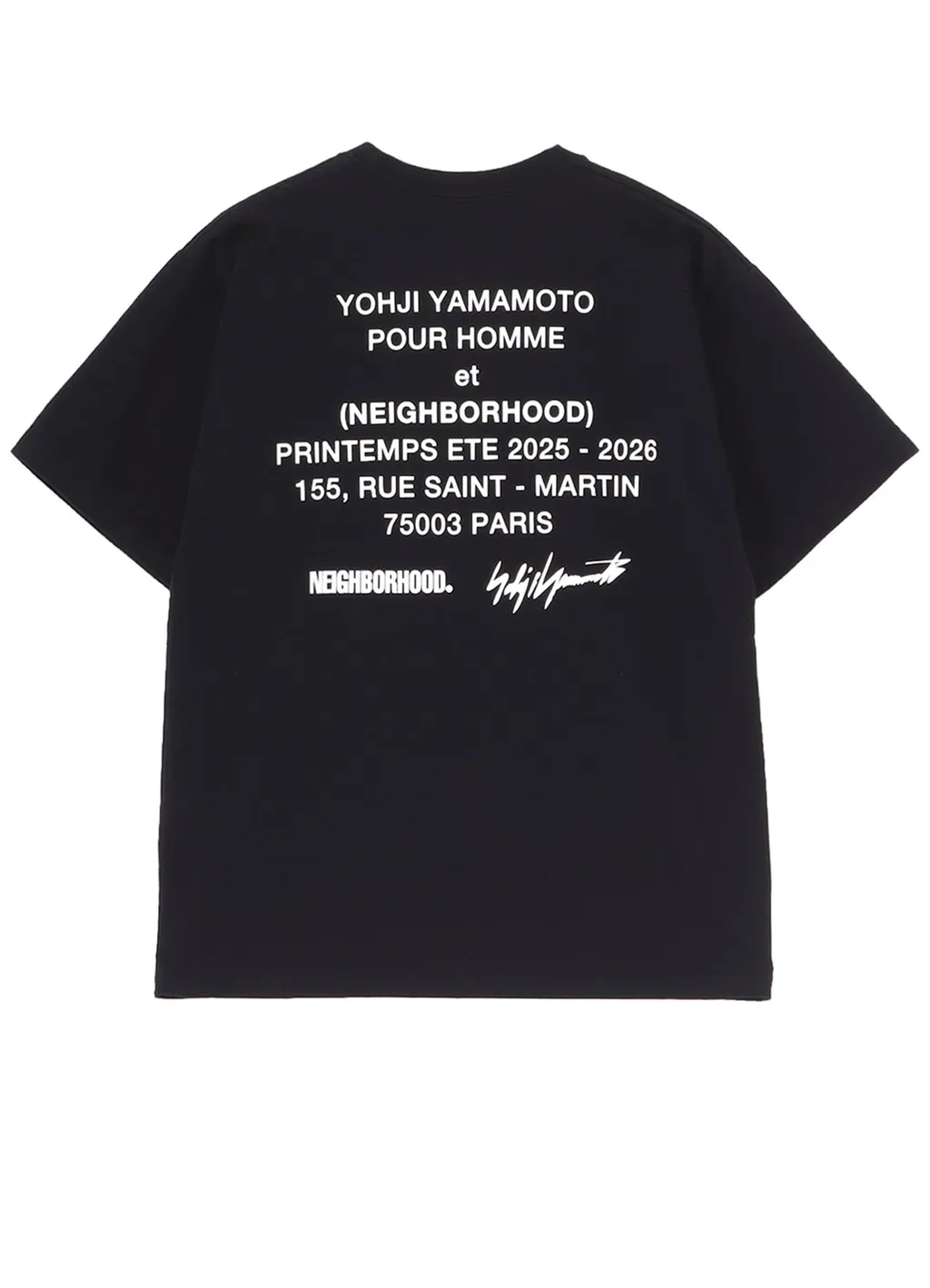 Yohji Yamamoto × Nh Tee Ss-1