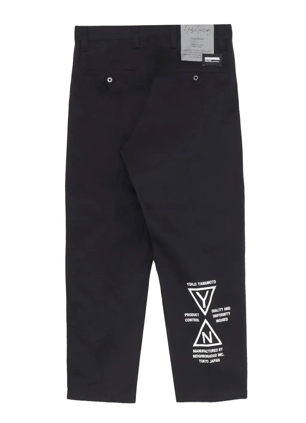 Yohji Yamamoto × Nh Tuck Work Pants