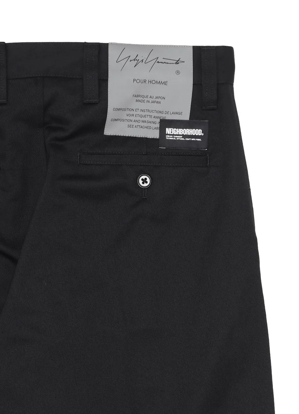 Yohji Yamamoto × Nh Tuck Work Pants