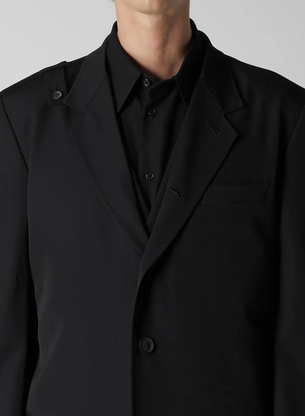 Regulation Gabardine 5 Buttons Jacket