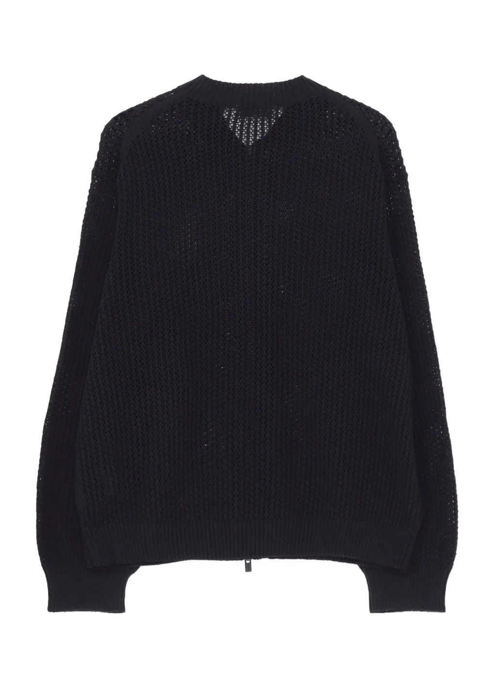 7G 1Ply Openwork Zip Blouson