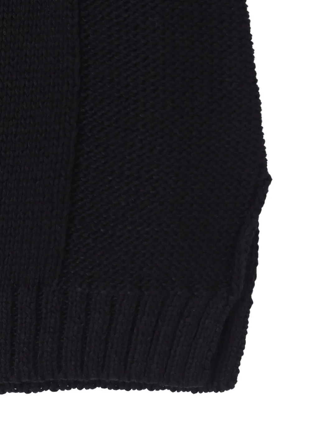 5G 1Ply Openwork Rib Round Neck Po