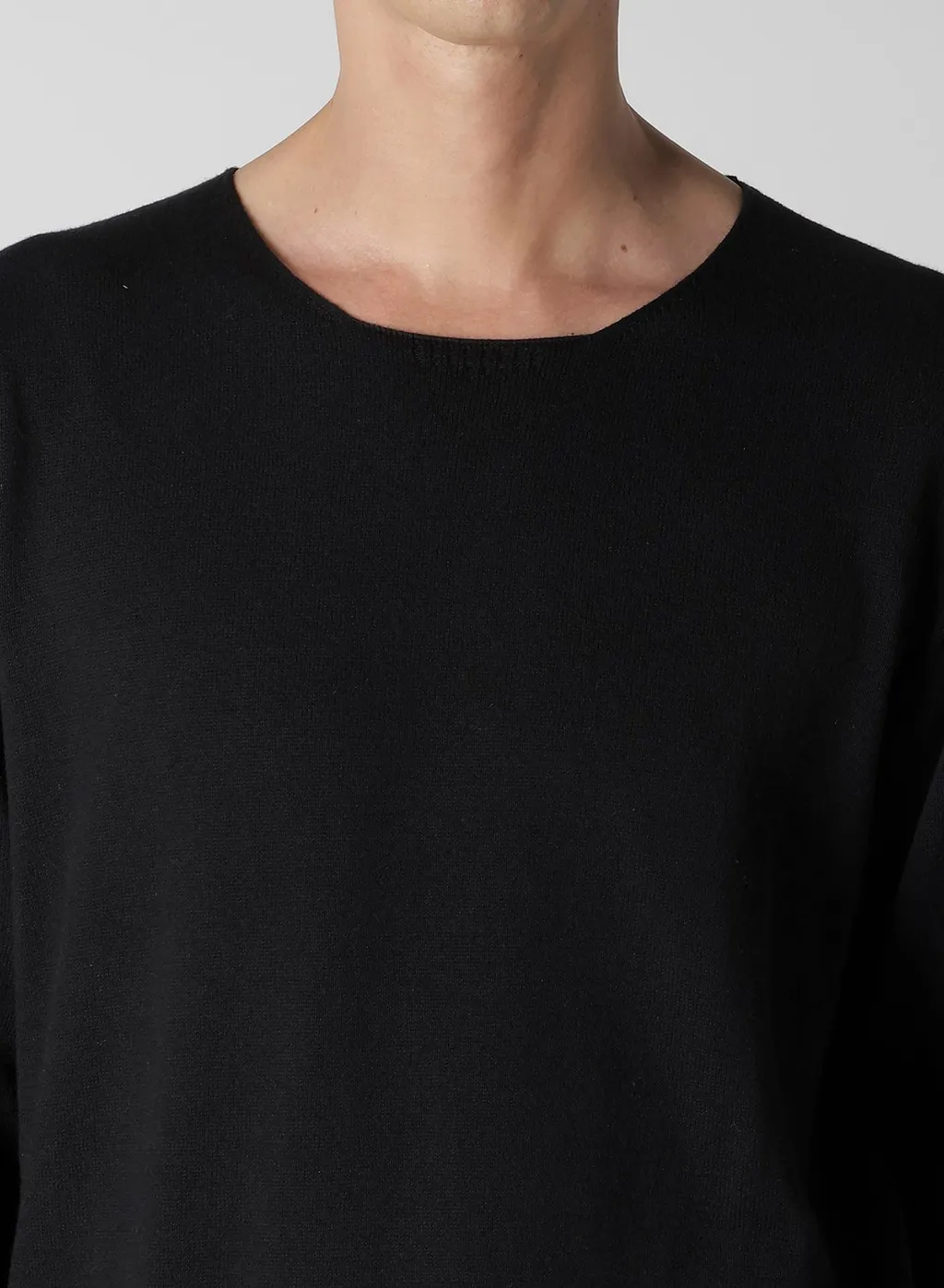 Cotton Cashmere Round Neck Po Knit
