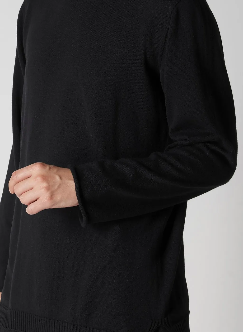 Cotton Cashmere Round Neck Po Knit