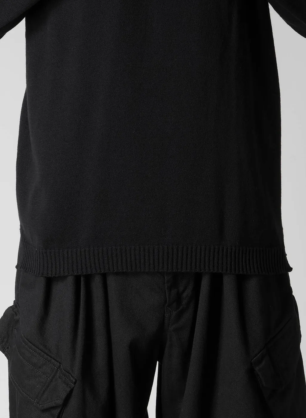 Cotton Cashmere Round Neck Po Knit