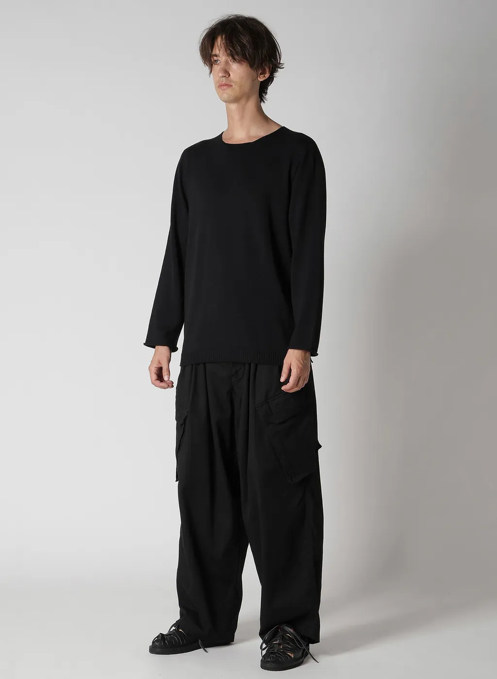 Cotton Cashmere Round Neck Po Knit