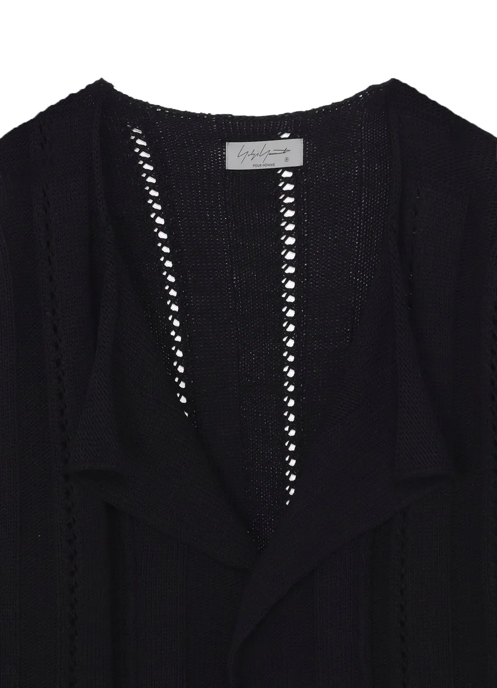 5G 1Ply Openwork Rib Cardigan