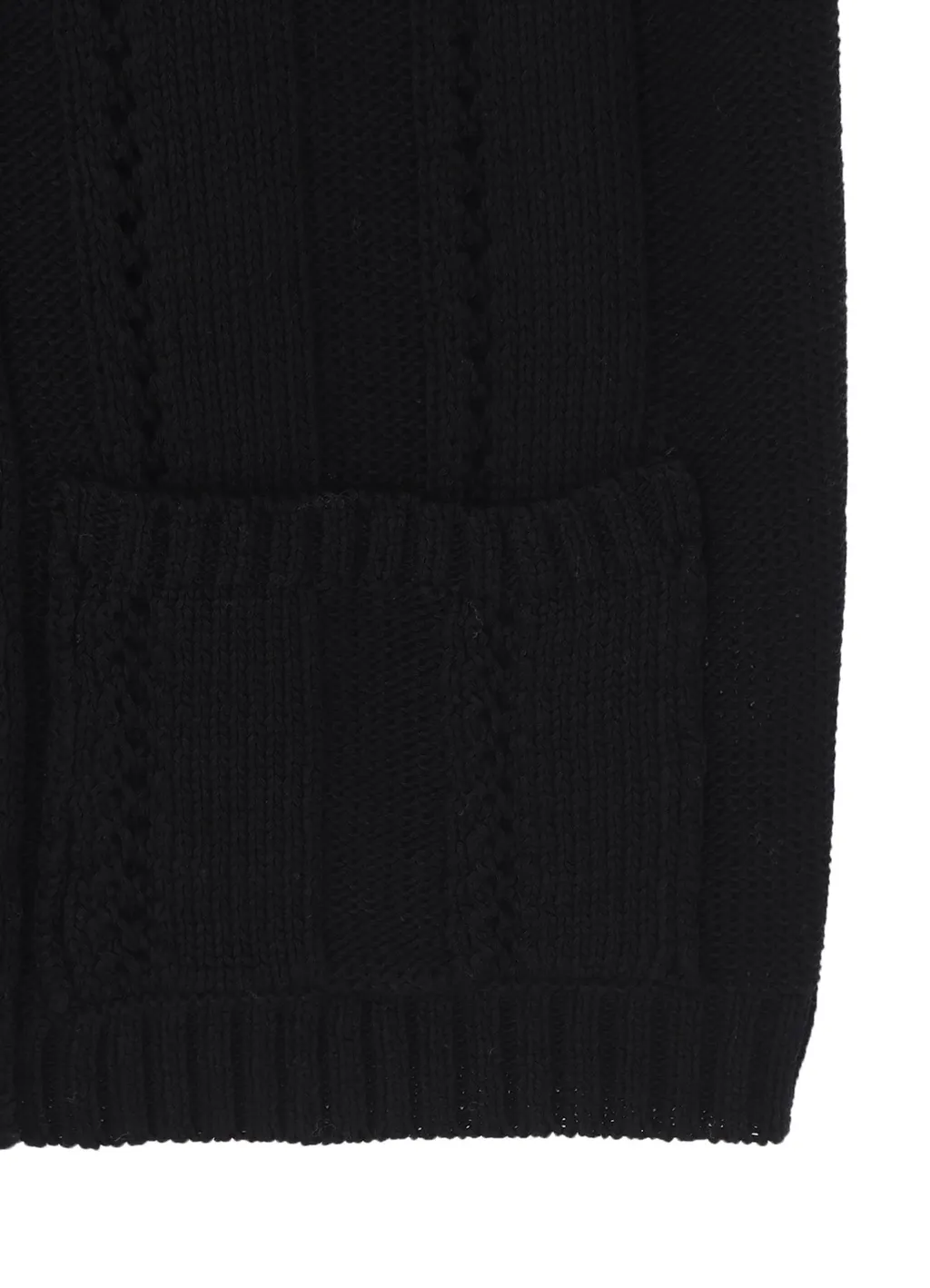 5G 1Ply Openwork Rib Cardigan