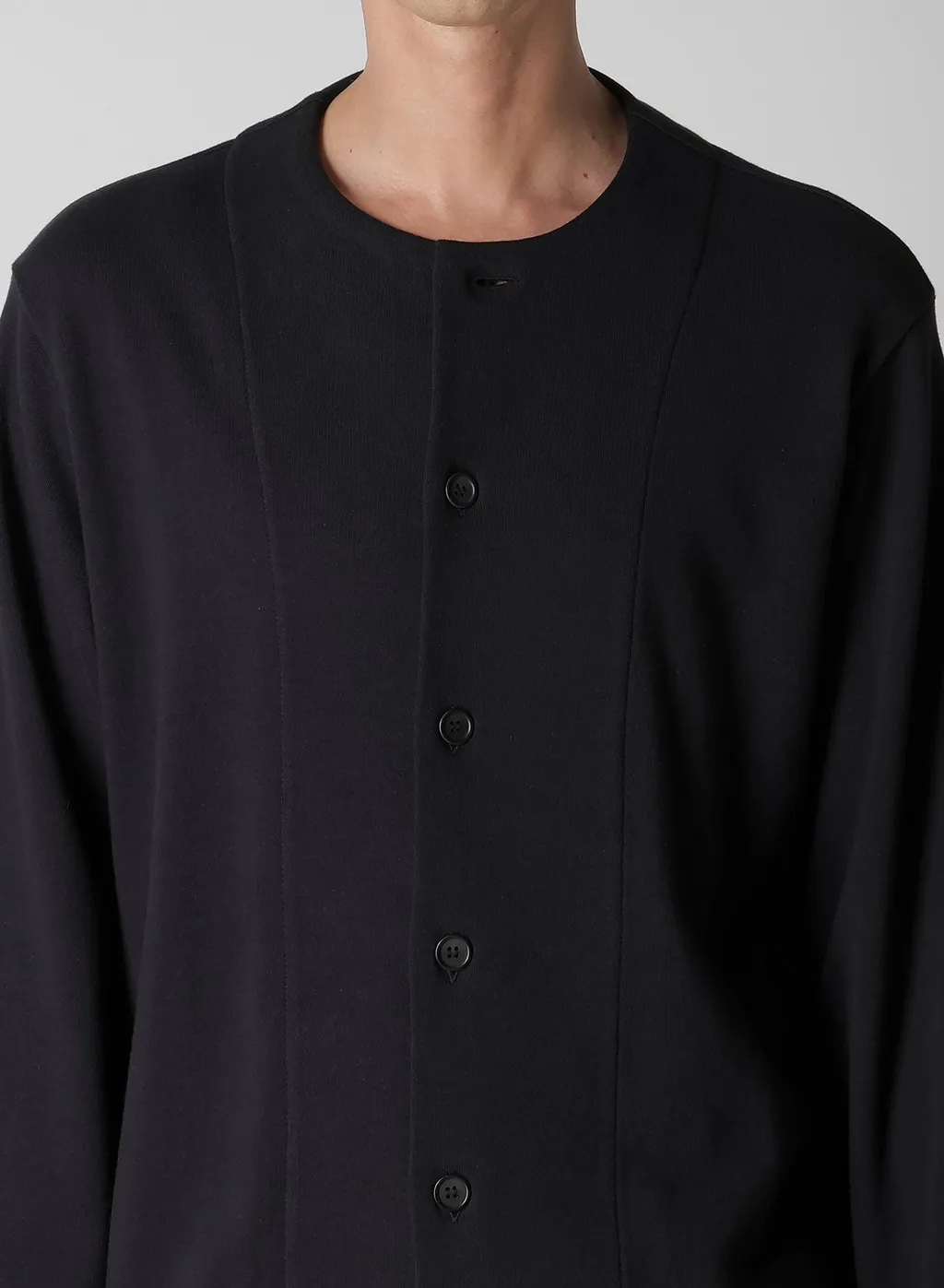 40/20 Mini French Terry Collarless Jacket