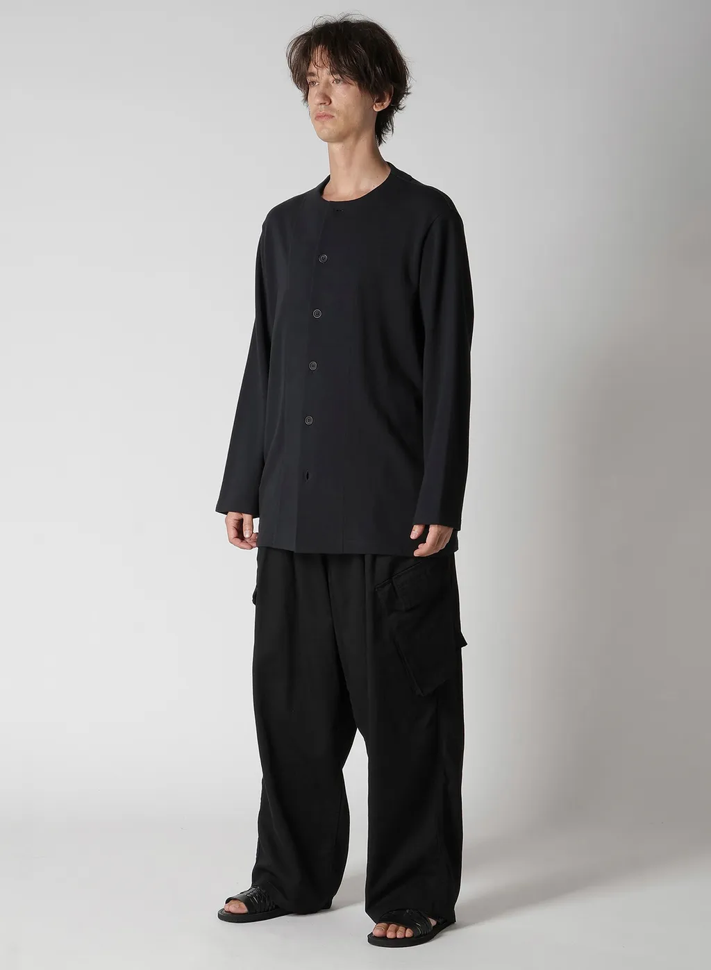 40/20 Mini French Terry Collarless Jacket