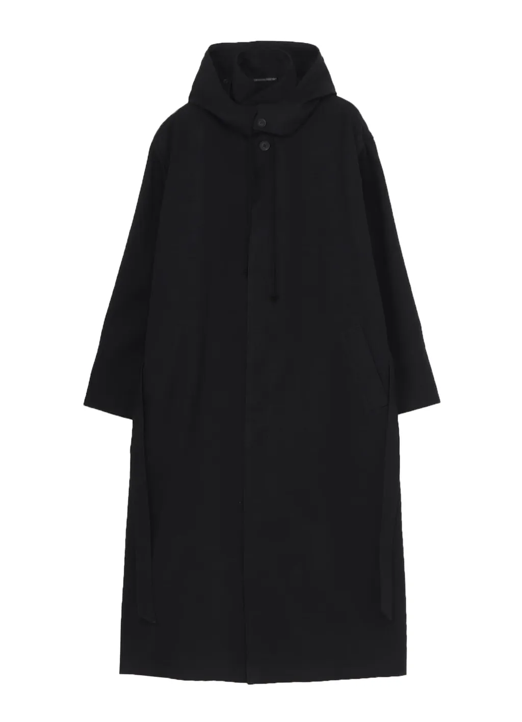 Army Serge Hooded Trench Coat