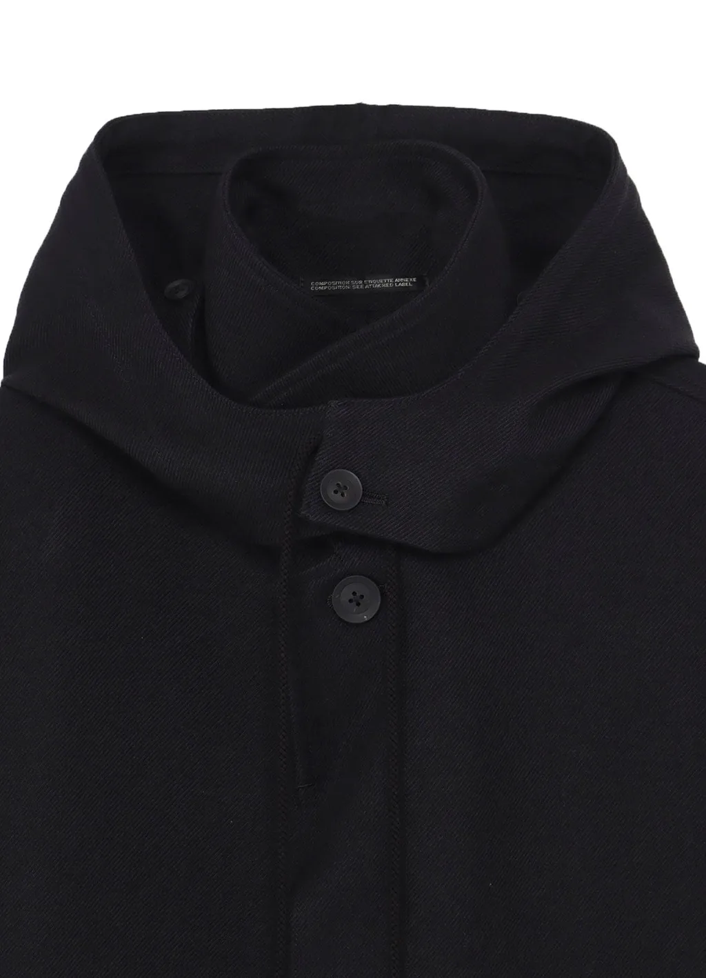 Army Serge Hooded Trench Coat