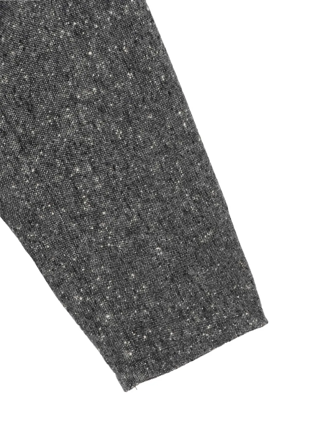 Nep Tweed Fly Front Hooded Coat
