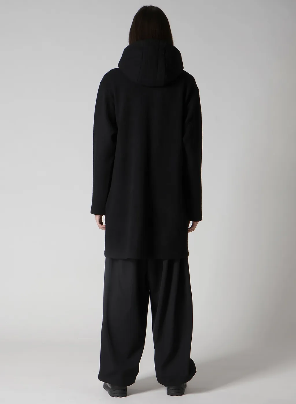 1/12 Wool Jacquard Padded Hoodie