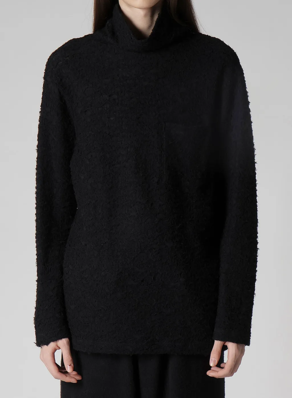 1/60 Double Jacquard High Neck Pullover