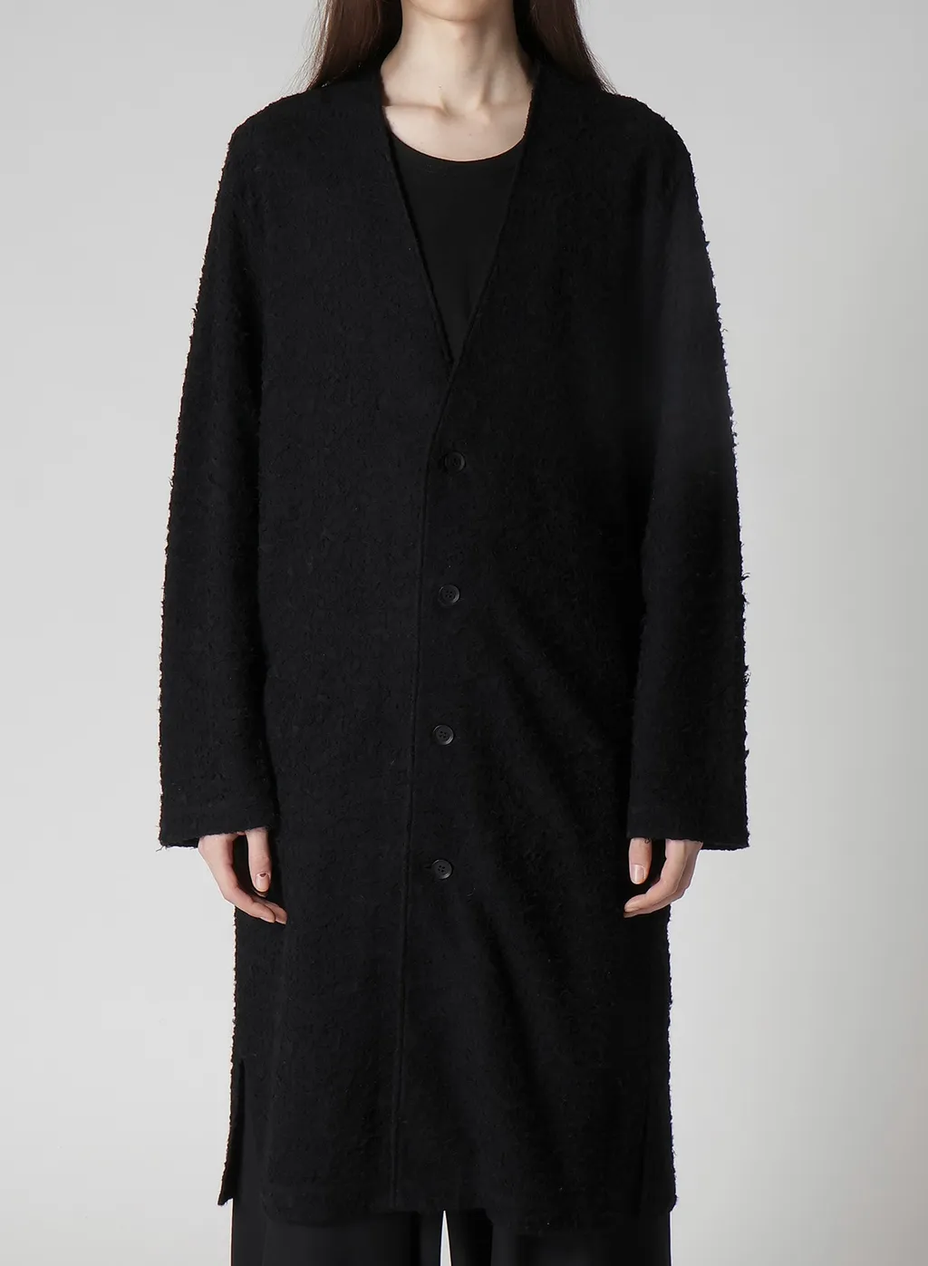 1/60 Double Jacquard Long Cardigan