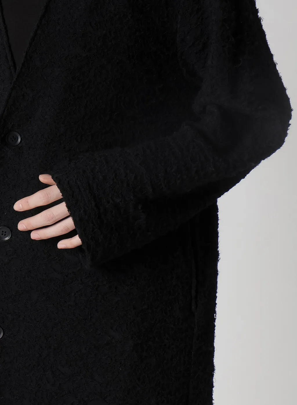 1/60 Double Jacquard Long Cardigan