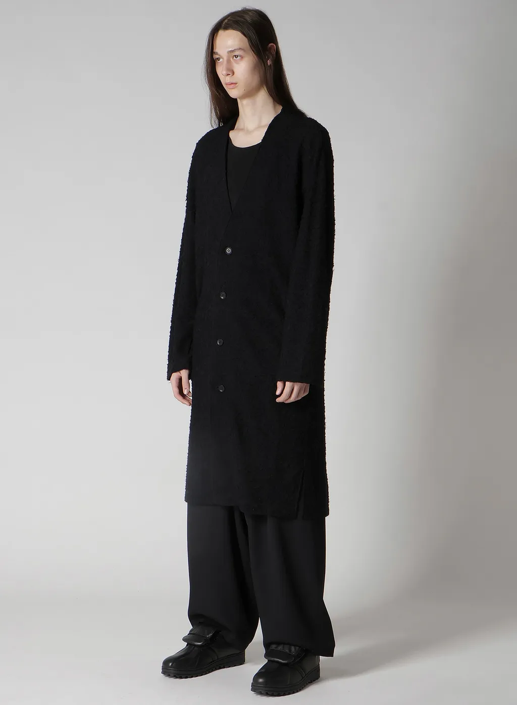 1/60 Double Jacquard Long Cardigan