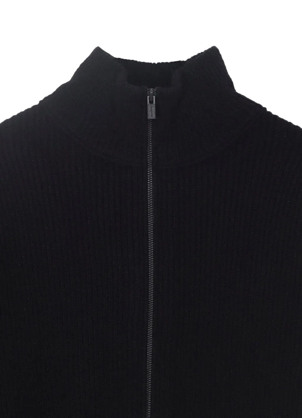 High-Neck Zip Cardigan