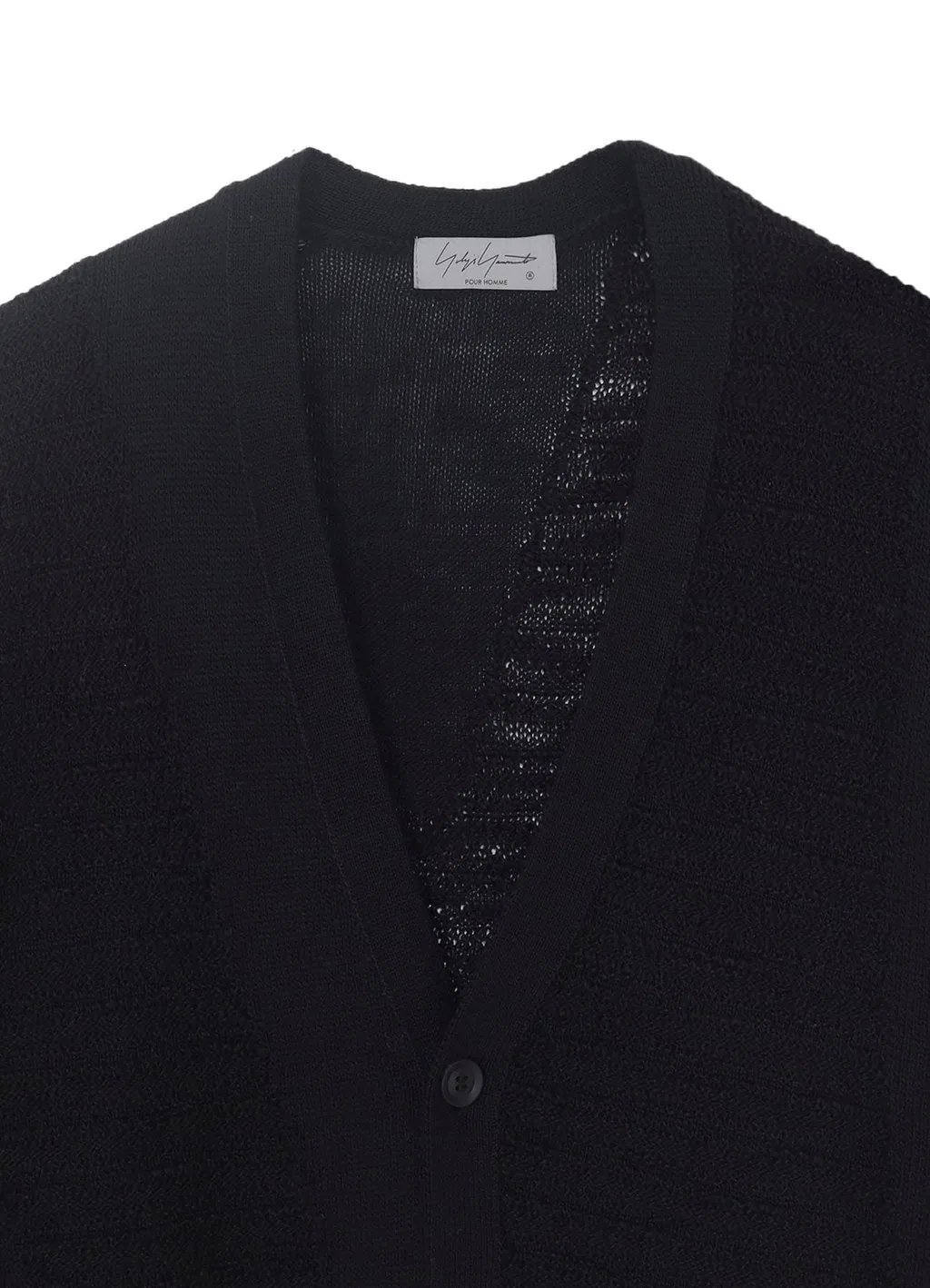 5G1P Combination Knit Combination V Neck Cardigan