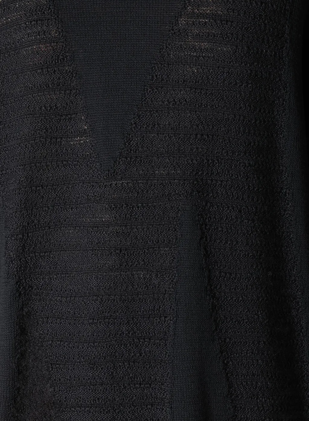 5G1P Combination Knit Paneled High Neck Po